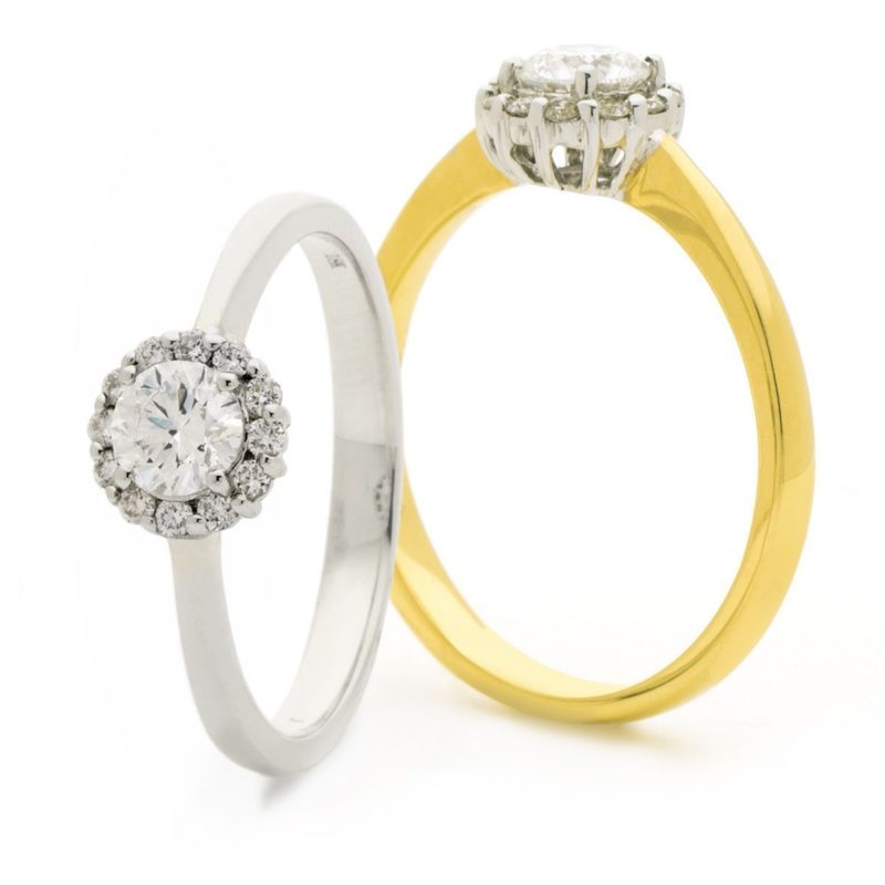 Solitaire Or 18 Carats et Diamants Shirel