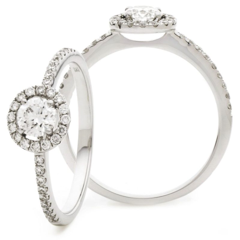 Solitaire Diamants et Or 18 Carats Lady