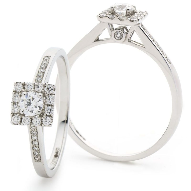 Solitaire Diamants et Or 18 Carats Abi