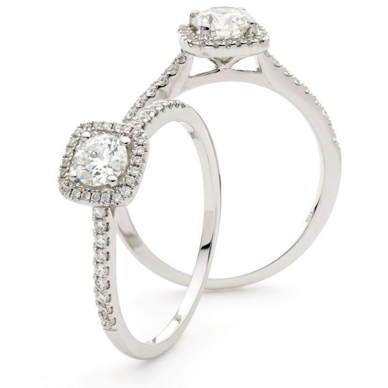 Solitaire Diamants et Or 18 Carats Abinaya