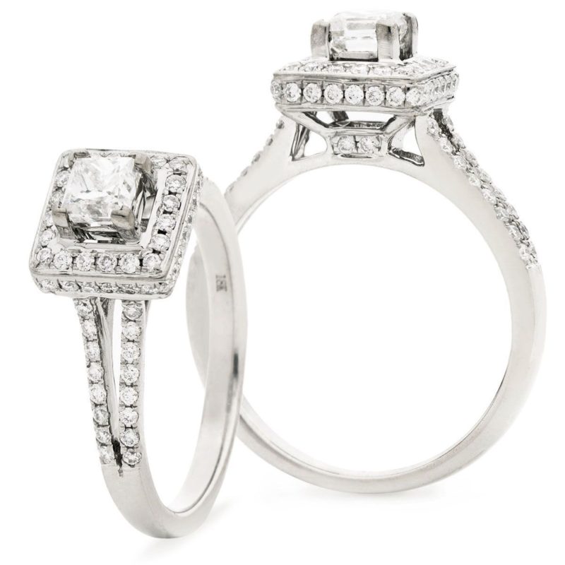 Solitaire Diamants et Or 18 Carats Ledidy