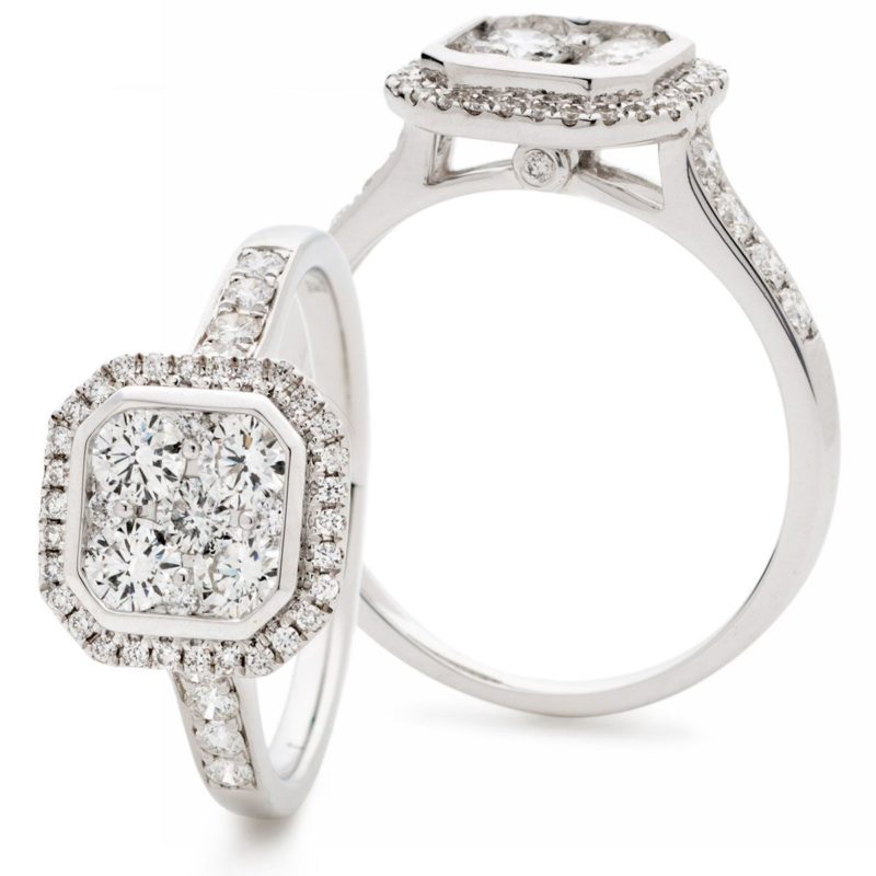 Solitaire Diamants et Or 18 Carats Noura