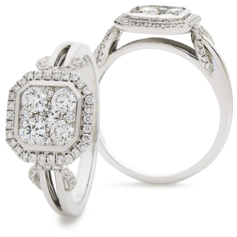Solitaire Diamants Flore