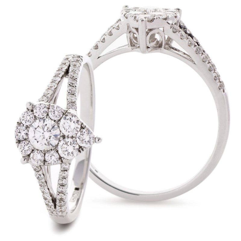 Solitaire Diamants et Or 18 Carats Prima