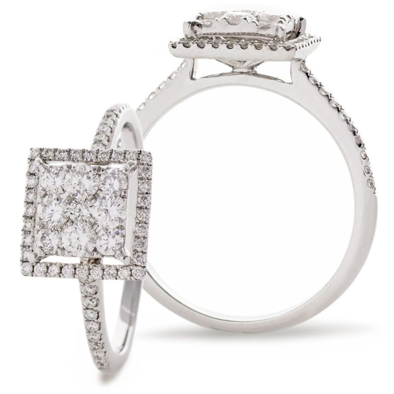 Solitaire Diamants et Or 18K Dorine