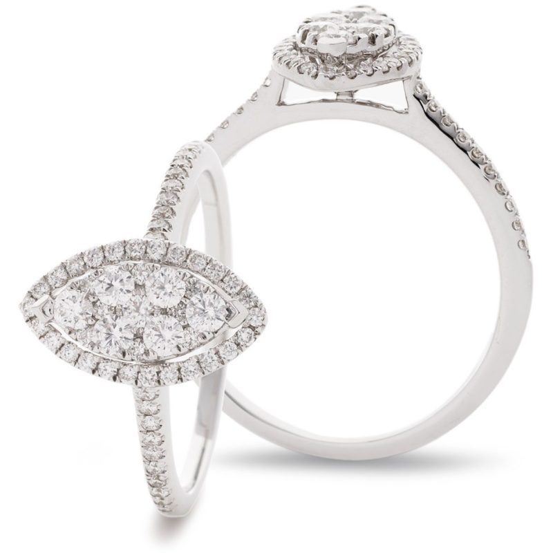 Solitaire Diamants Marquise