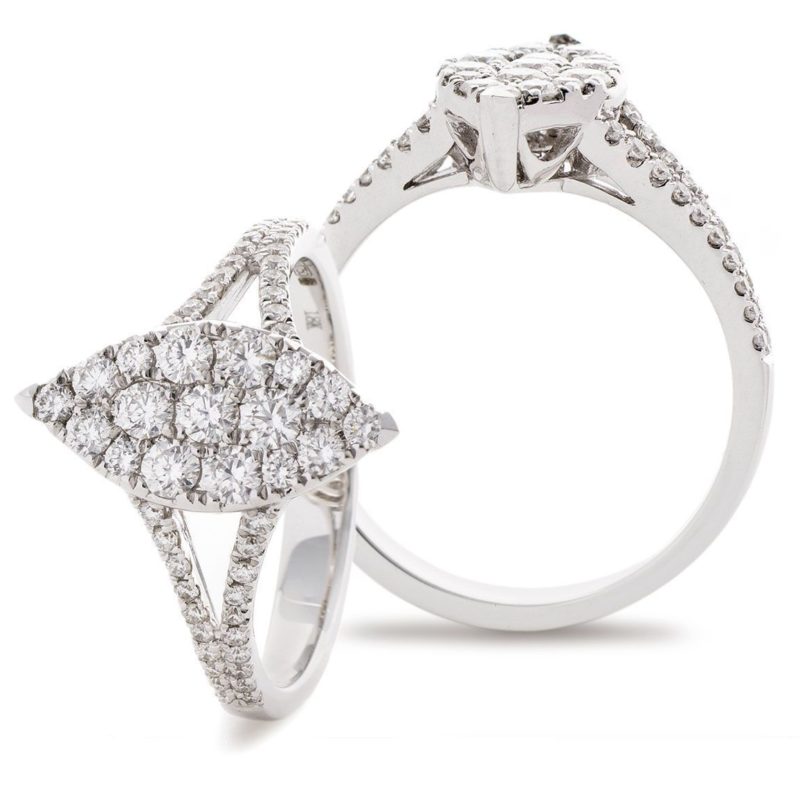Solitaire Diamants Marquisa