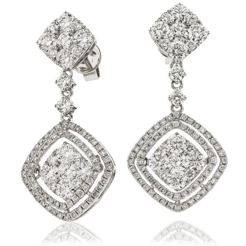 Boucles d'oreille Or 18 Carats et Diamants Sabine