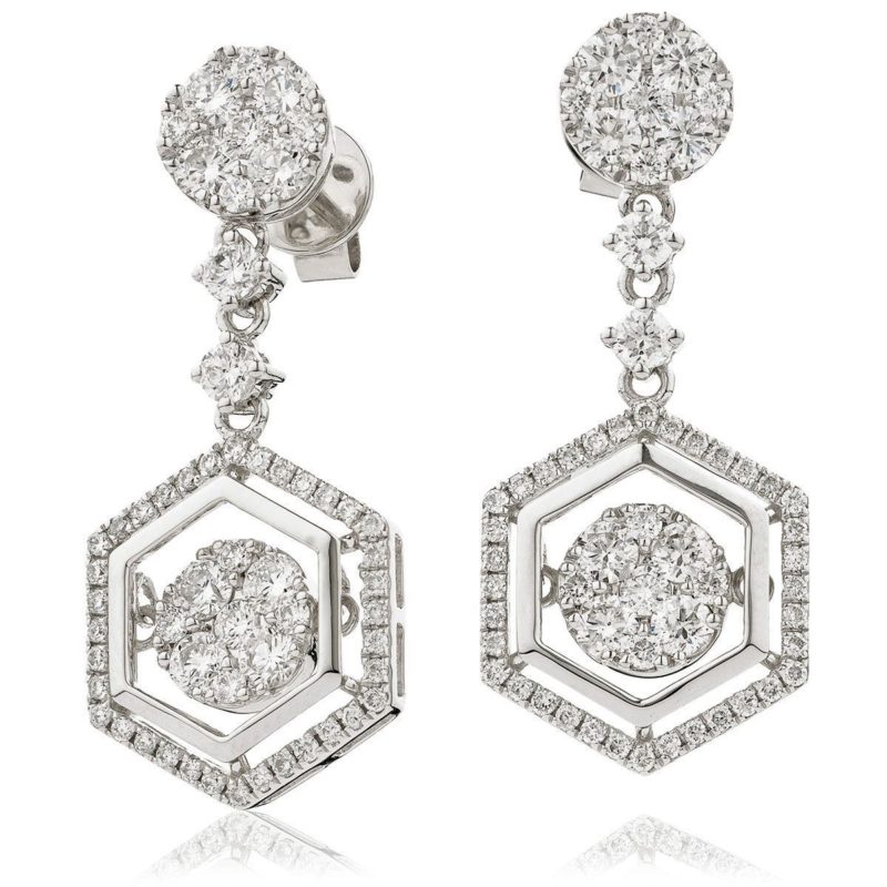 Boucles d'oreilles Or 18 carat et Diamants  Talia