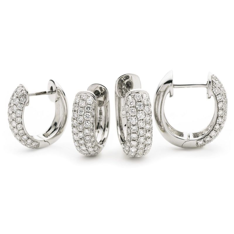 Créole Or 18 Carats et Diamants Nuria
