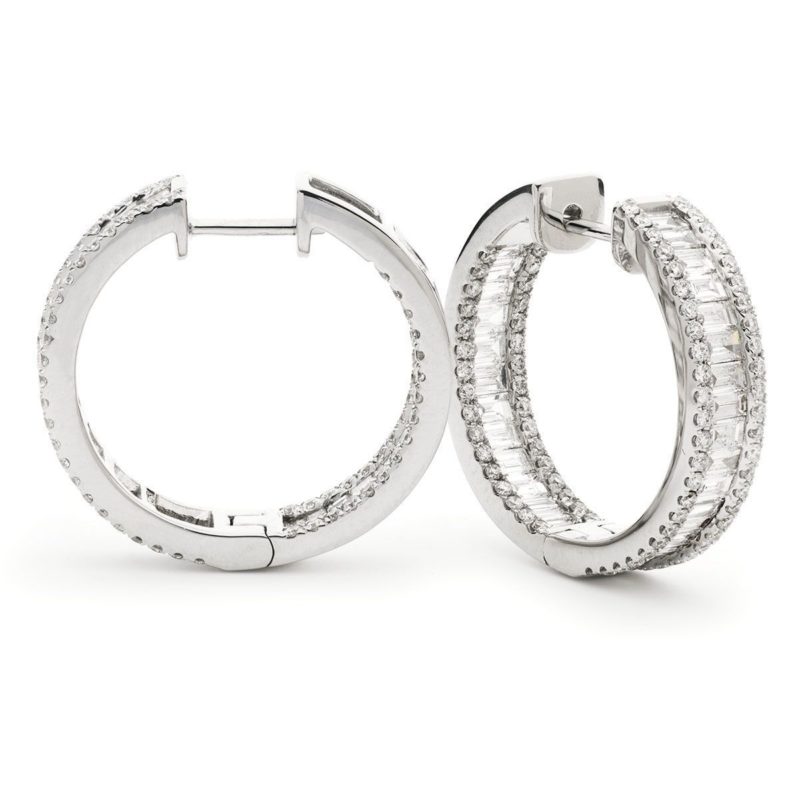 Créole Diamants et Or 18 Carats Silvana