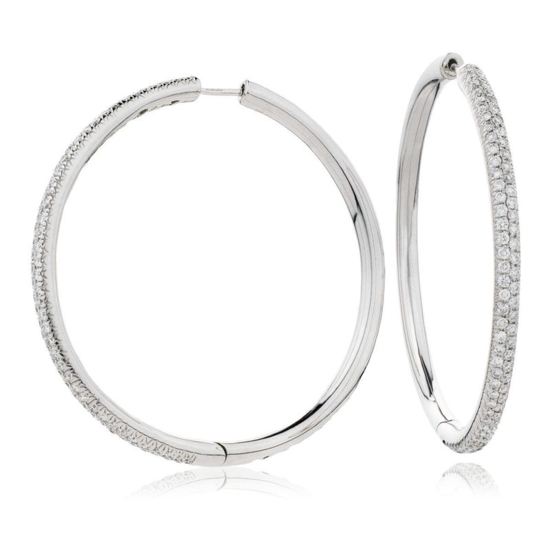 Créole Or 18 Carats et Diamants Satine
