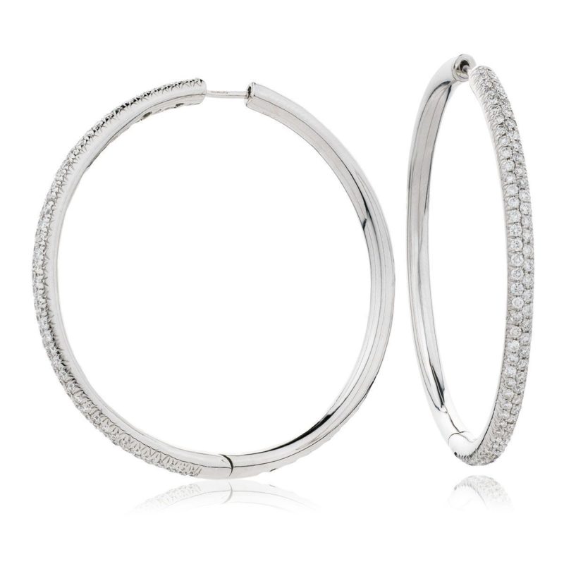 Créole Or 18 Carats et Diamants Satine