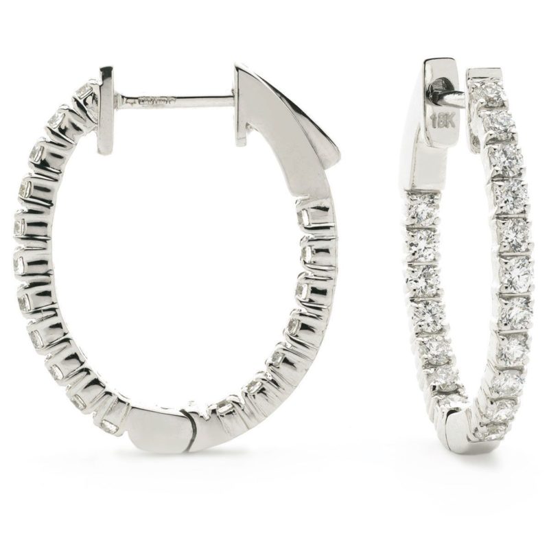 Créole Diamants et Or 18 Carats Lana