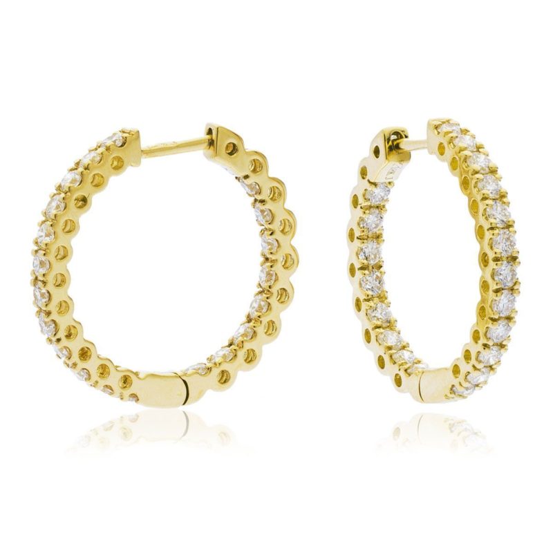Créole Or 18 Carats et Diamants Shani