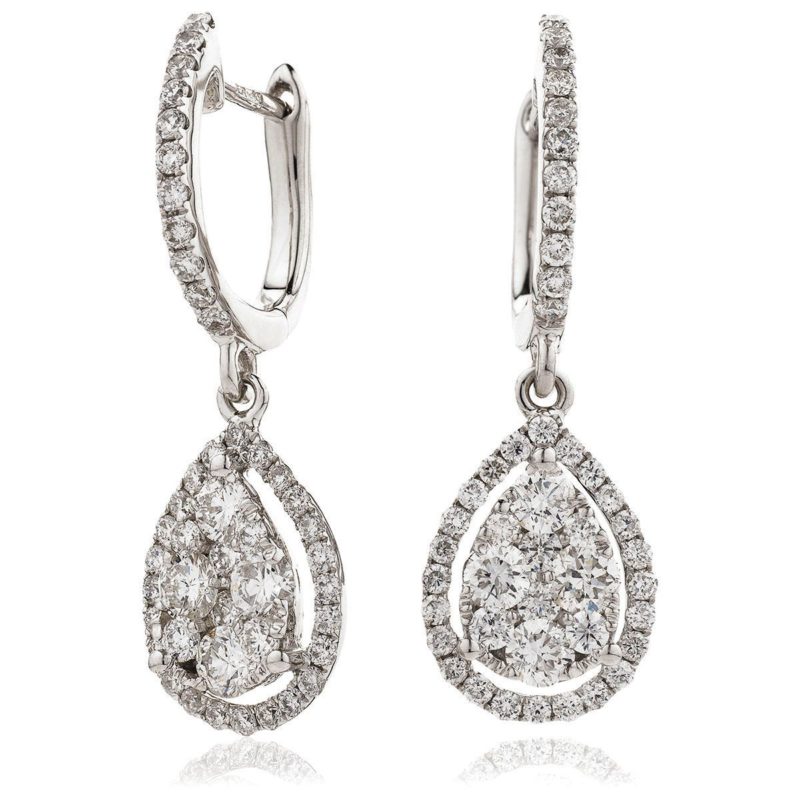 Boucles d'oreille Or 18 Carats et Diamants Clarisse