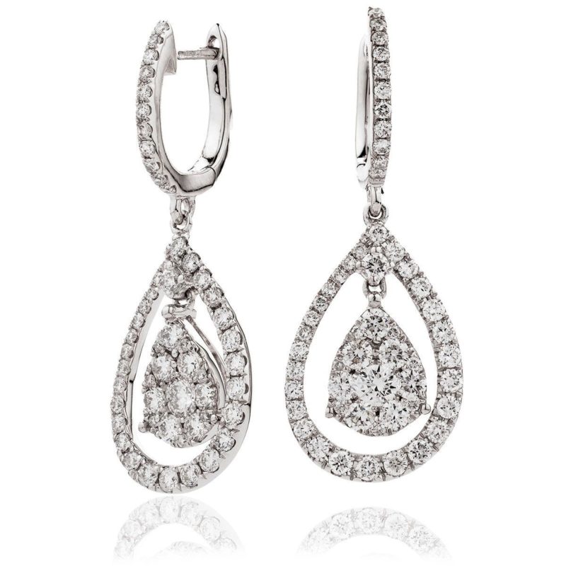 Boucles d'oreille Or 18 Carats et Diamants Colette