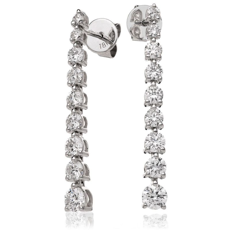 Boucles d'oreille Diamants et Or 18 Carats Steph