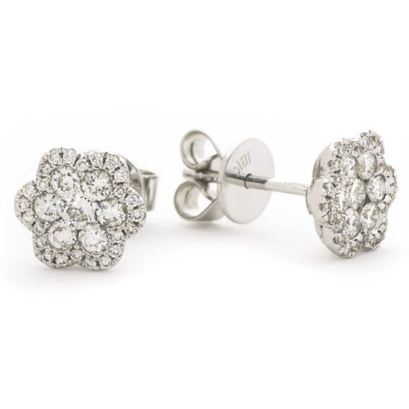 Boucles d'oreille Diamants et Or 18 Carats Anne-Line