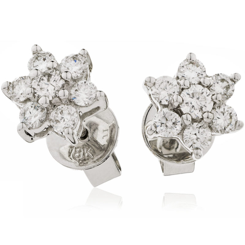 Boucles d'oreilles Diamants et Or 18 carat Celita