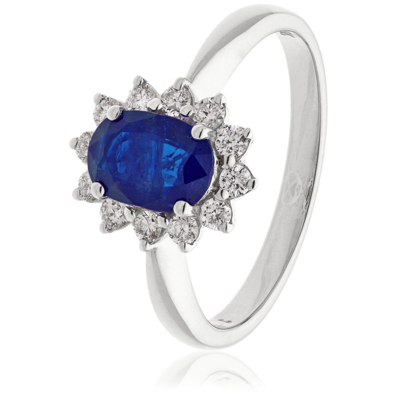Bague Diamants Saphir Charlotte