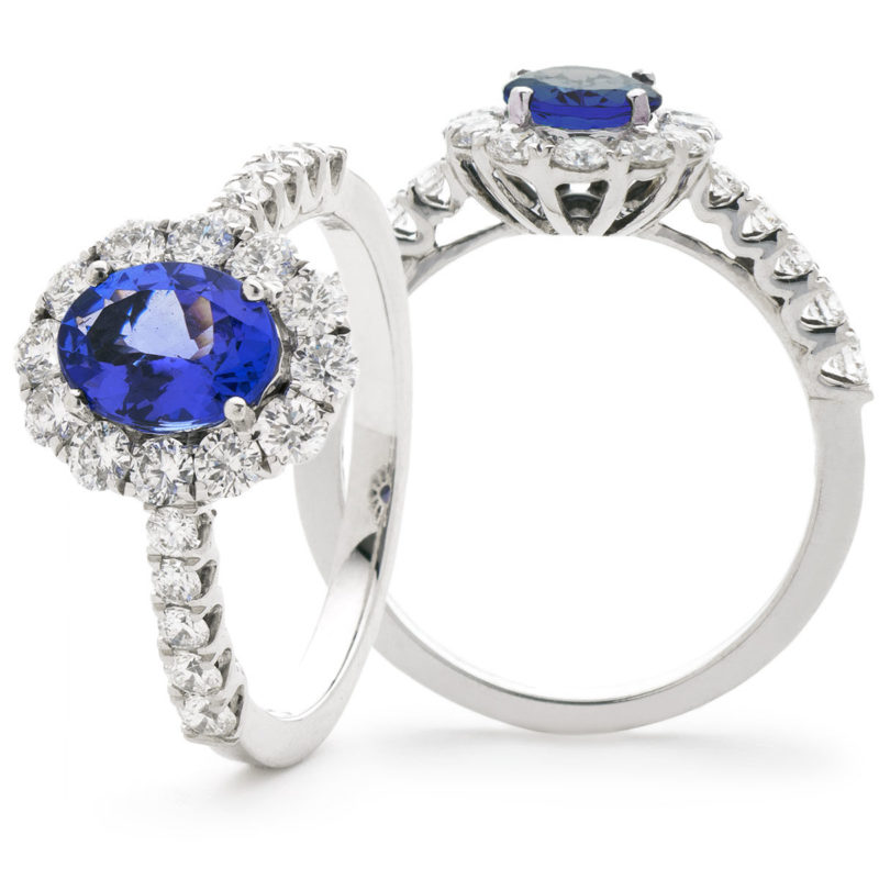 Angela or blanc,Diamant Saphir