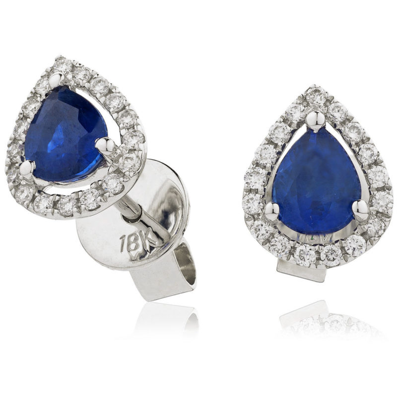 Boucles Diamants Saphir Jodie
