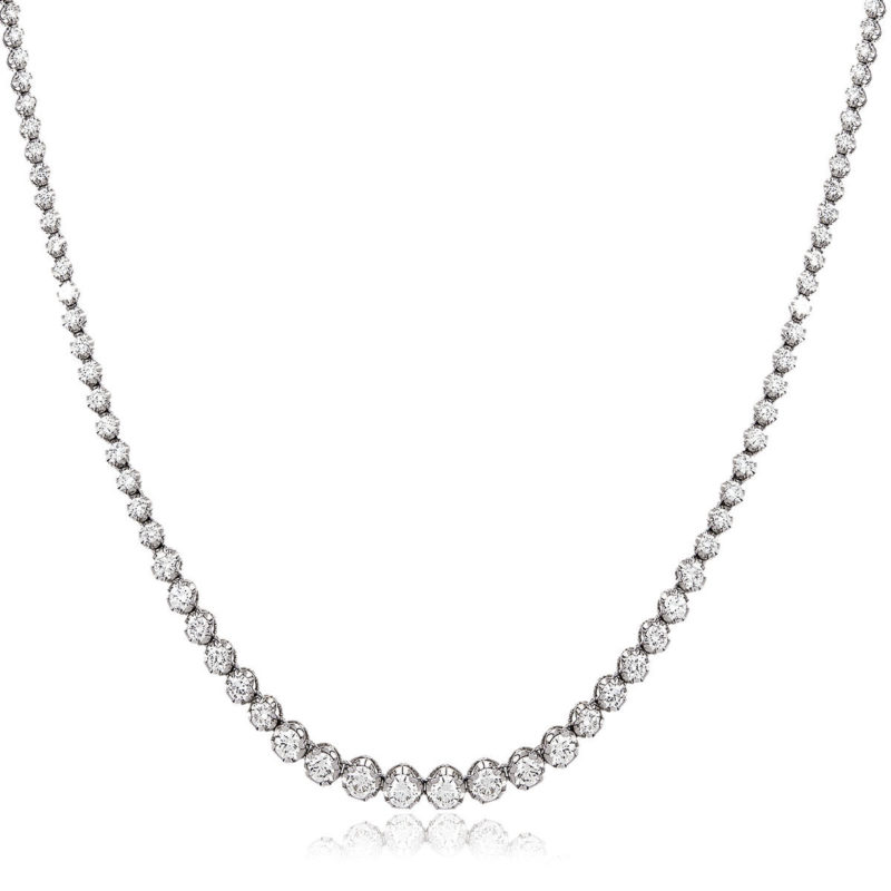 Collier Rivière Diamants et Or 18 Carats Tesse