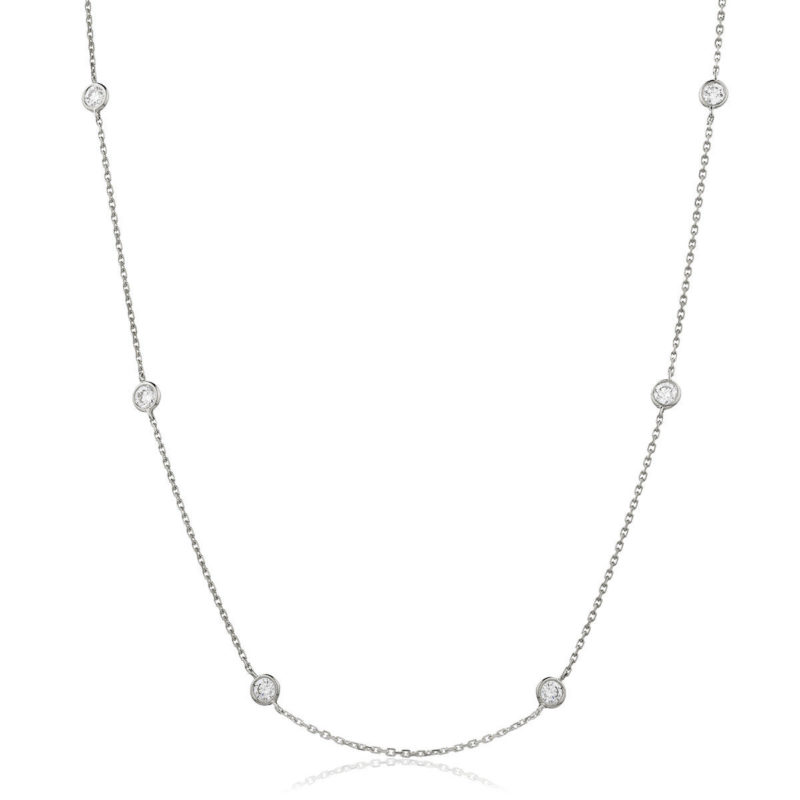 Collier Or 18 Carats et Diamants Fanny