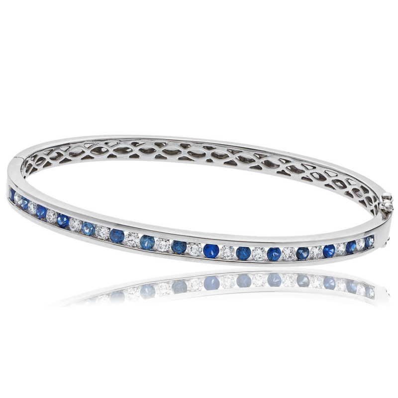 Bracelet Jonc Diamants et Or 18 Carats Tahel