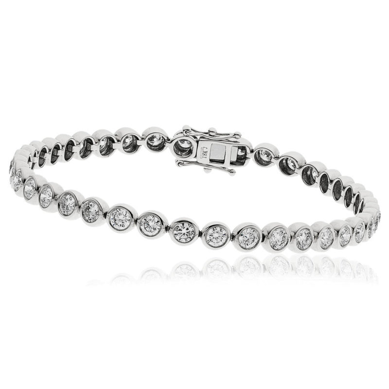 Bracelet Rivière Diamants et Or 18 Carats Leonie