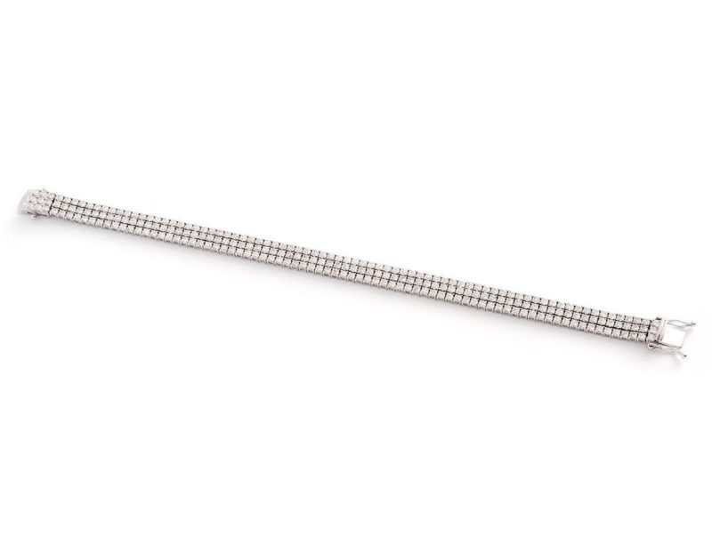 Bracelet Or 18 Carats et Diamants Barby