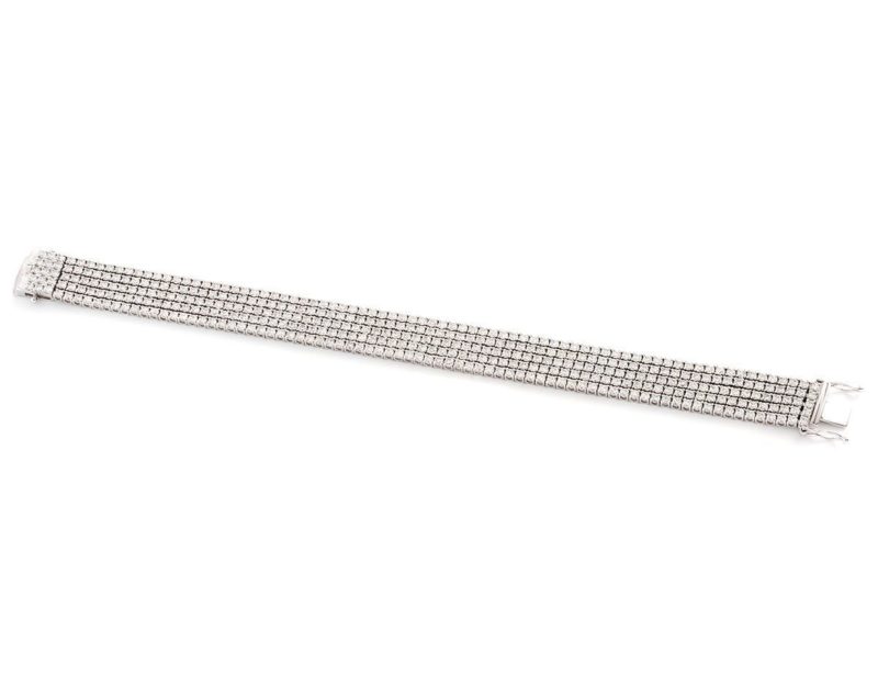 Bracelet Riviére Diamants et Or 18 Carats Oceane