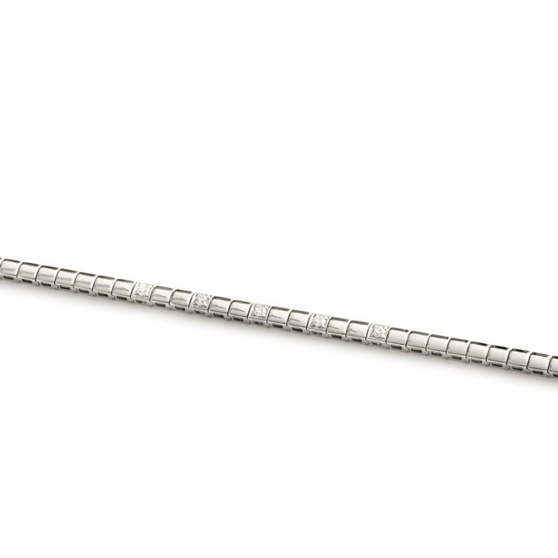 Bracelet Riviére Diamants et Or 18 Carats Mayo