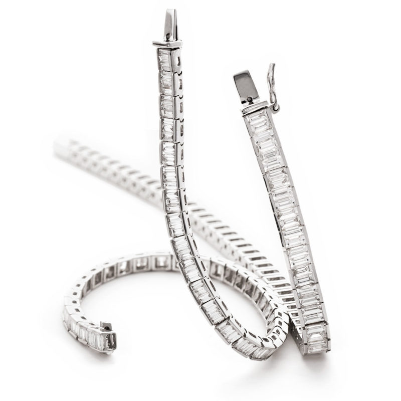 Rivière Diamants et Or 18 Carats Instancia