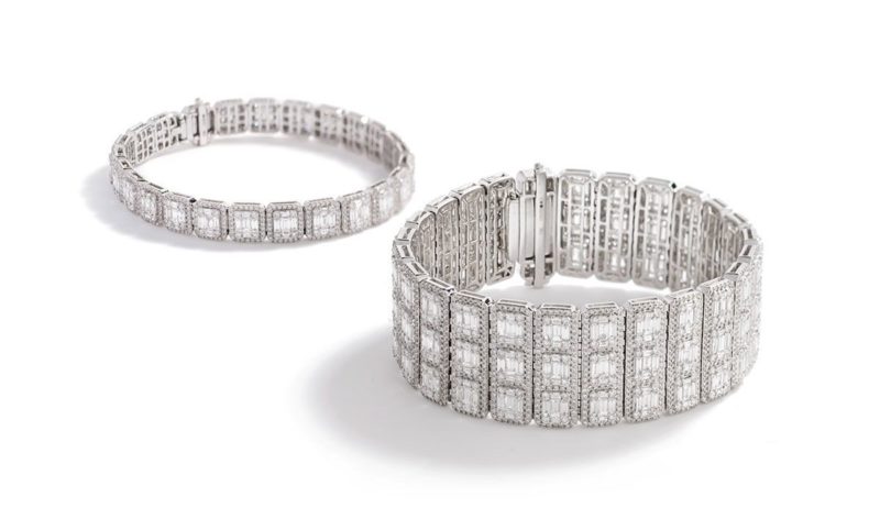 Bracelet Riviére Or 18 Carats et Diamants Salome