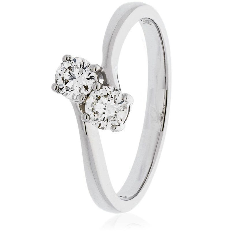 Solitaire Duo Diamants Andrea