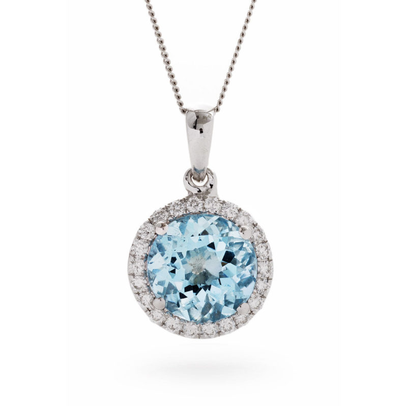Pendentif Diamants Ambre