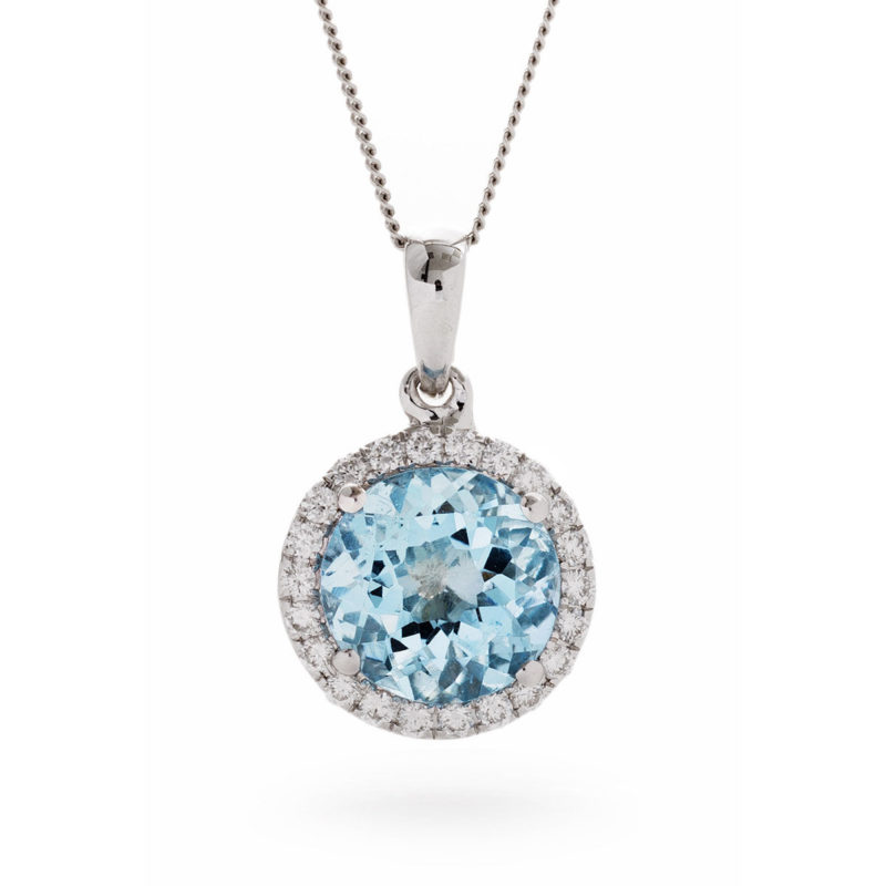 Pendentif Diamants Ambre