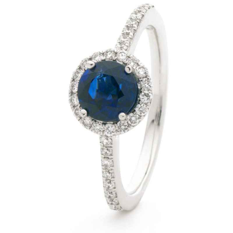 Bague Diamants Saphir Atys