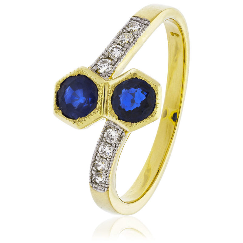 Duo Saphir Diamants Aminie