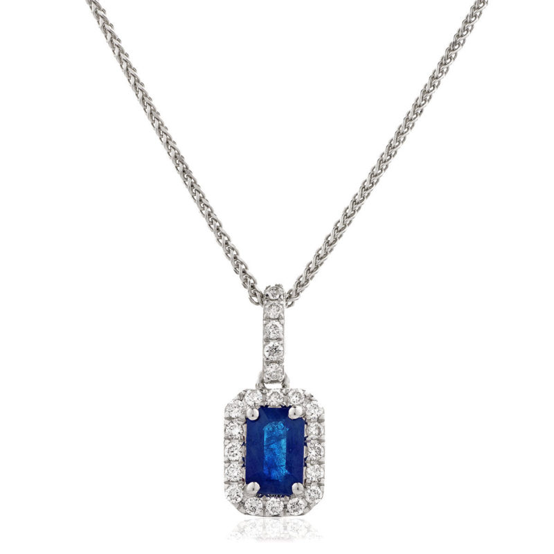 Pendentif Adriana Diamant Saphir
