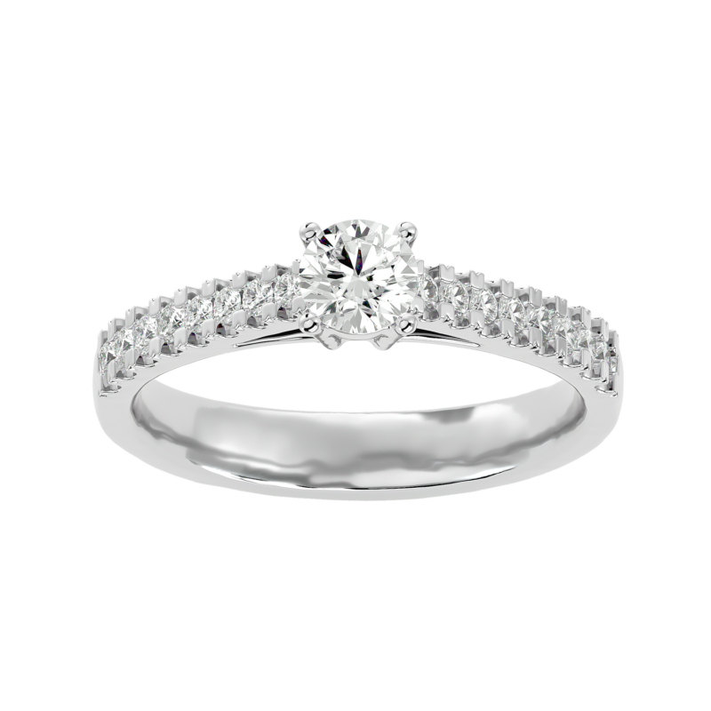 Solitaire Diamants et Or 18K Shirley