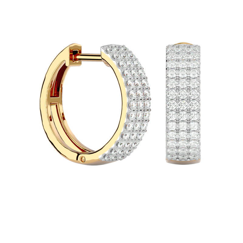Créole Or 18 Carats et Diamants Olivia