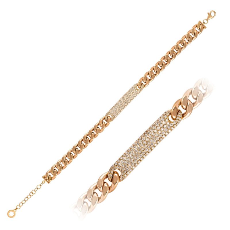 Bracelet Diamants et Or 18 carat New York