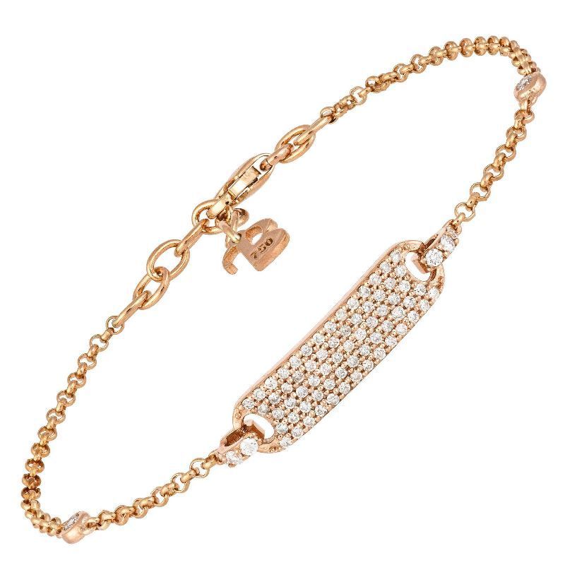 Leana Bracelet Diamants Or 18K
