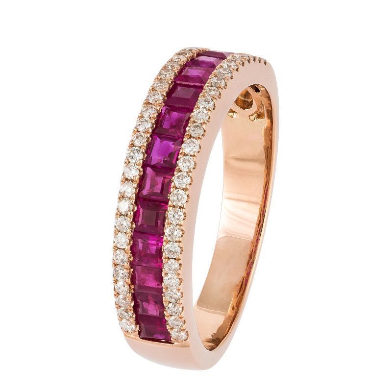 Bague Diamants Rubis Victoria