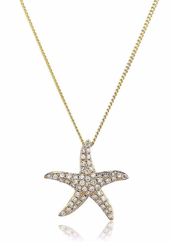 Collier Diamants et Or 18 Carats Seestar