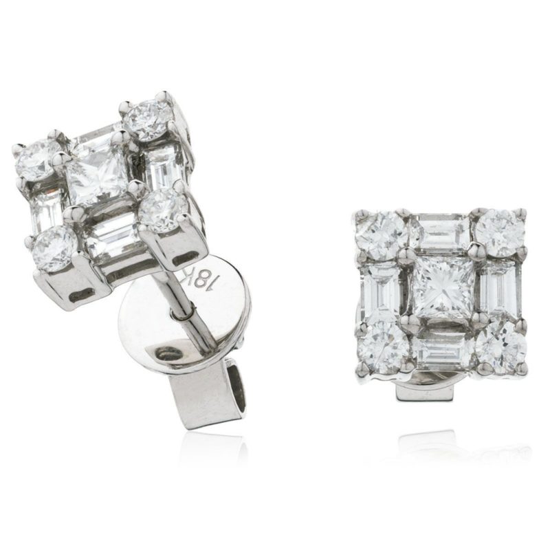Boucles d'oreille or Diamants Ileana