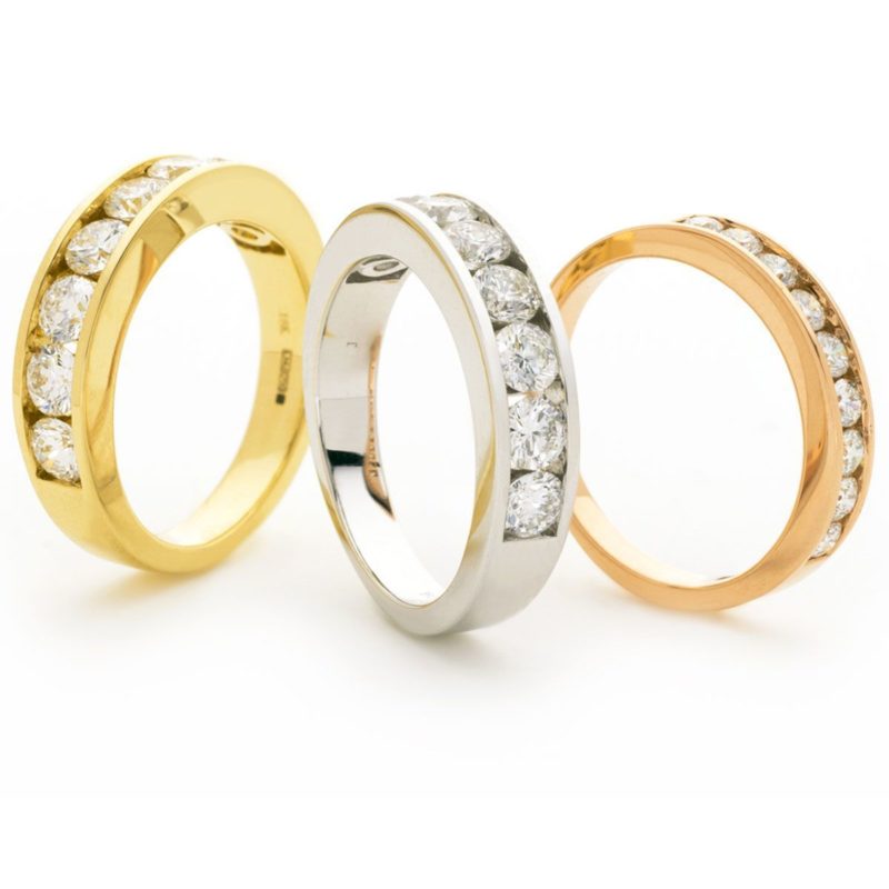 Demie-Alliance Or 18 Carats et Diamants Soline